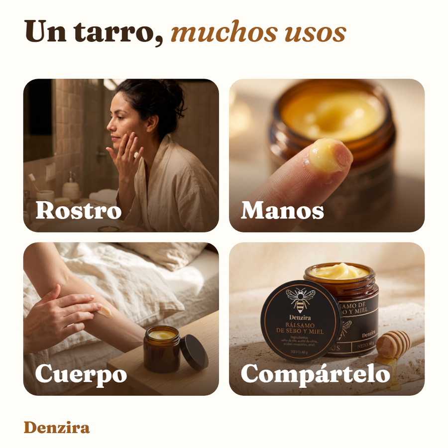 Un tarro, muchos usos: rostro, manos, cuerpo y para compartir